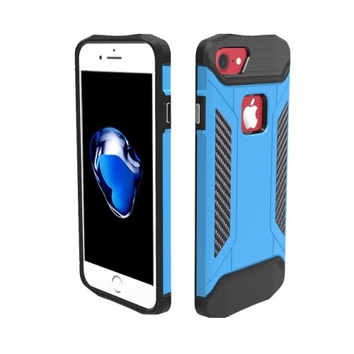 iPhone 8 Coque Protection Plastique Bleu Combinaison ALS40855
