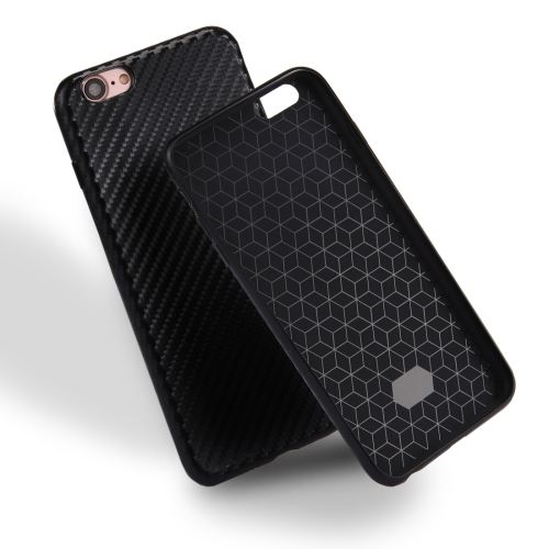 iPhone 8 Coque Protection TPU Noir Effet Carbone ALS40863