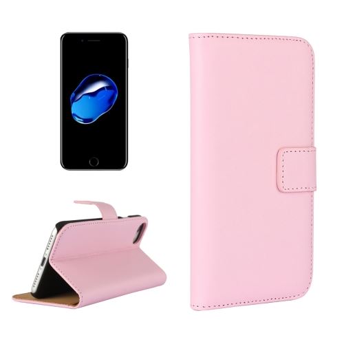 iPhone 8 Housse Etui Cuir PU Rose Horizontal ALS40875