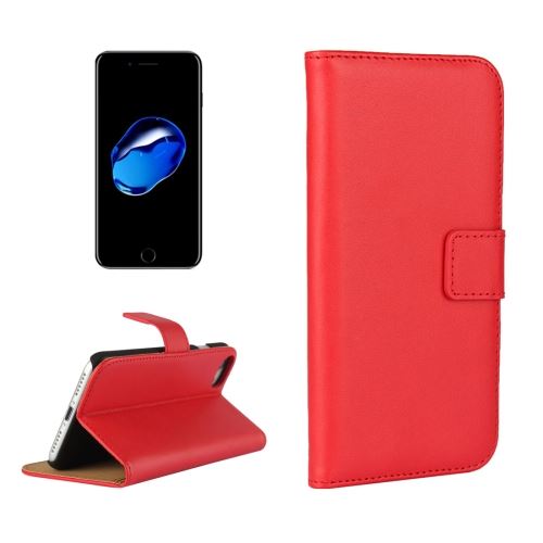 iPhone 8 Housse Etui Cuir PU Rouge Horizontal ALS40880