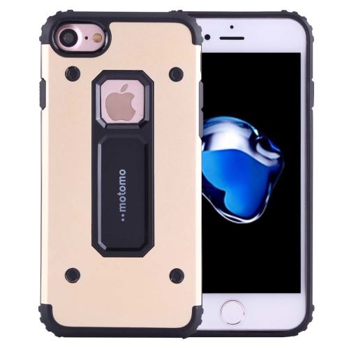 iPhone 8 Coque Protection TPU Doré Combinaison Effet Métal ALS40923