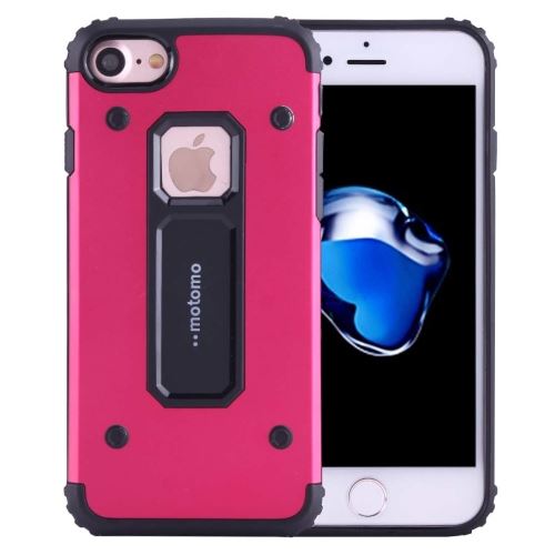 iPhone 8 Coque Protection TPU Rouge Combinaison Effet Métal ALS40928