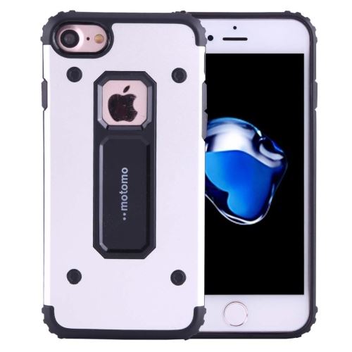iPhone 8 Coque Protection TPU Blanc Combinaison Effet Métal ALS40932