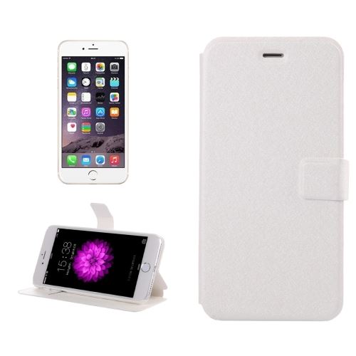 iPhone 8 Housse Etui Cuir PU Blanc Texturé ALS40940