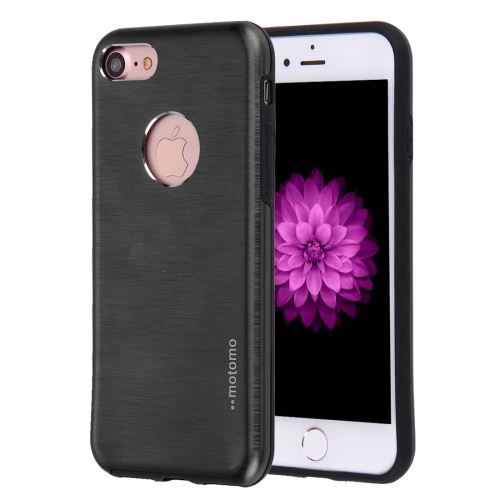 iPhone 8 Coque Protection TPU Noir Effet brossé ALS41061