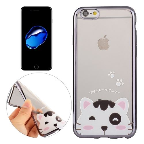 iPhone 8 Coque Protection TPU Chat Electroplating ALS41177