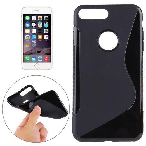 iPhone 8 Plus Coque housse TPU Noir Sline ALS41289