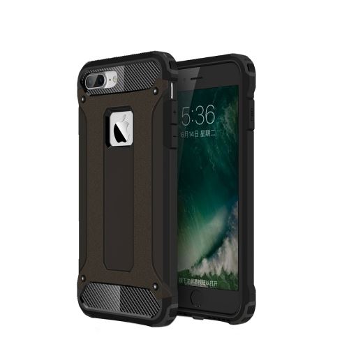 iPhone 8 Plus Coque housse Plastique Noir Combinaison ALS41373
