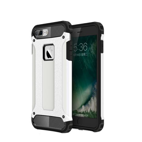 iPhone 8 Plus Coque housse Plastique Blanc Combinaison ALS41382