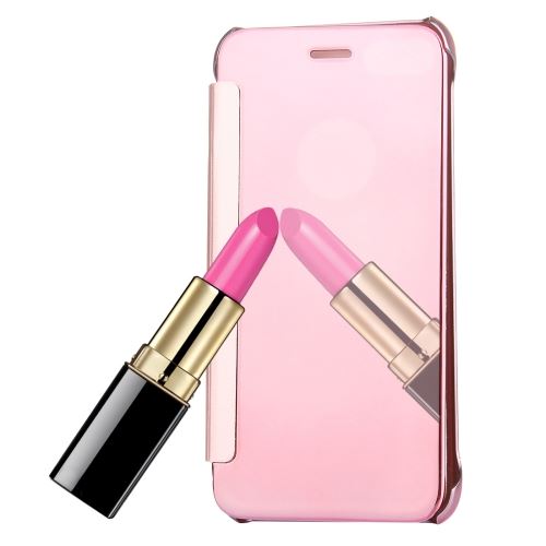 iPhone 8 Plus Housse Etui Cuir PU Rose Horizontal ALS41405