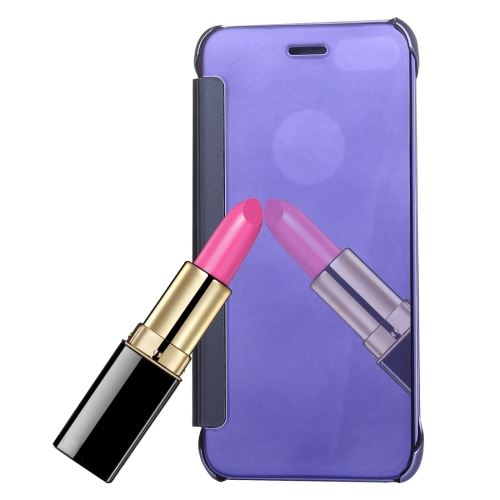 iPhone 8 Plus Housse Etui Cuir PU Violet Horizontal ALS41410