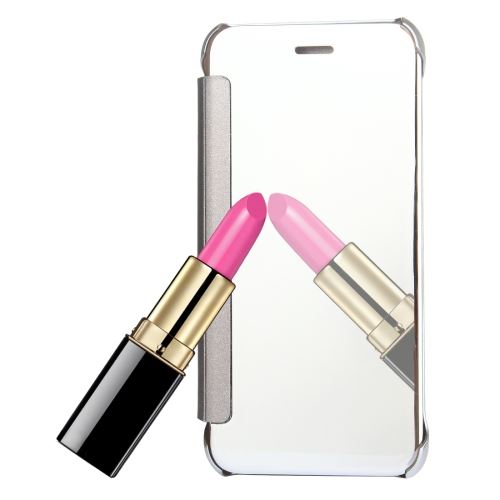 iPhone 8 Plus Housse Etui Cuir PU Argenté Horizontal ALS41413
