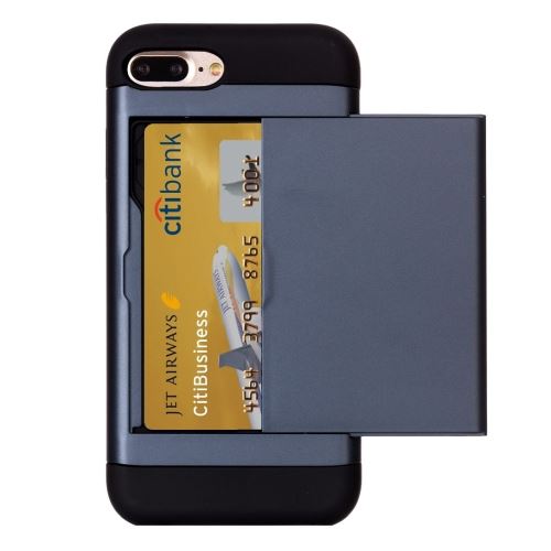 iPhone 8 Plus Coque Protection Plastique Bleu Combinaison ALS41418