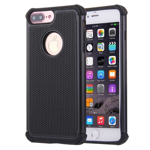 iPhone 8 Plus Coque Protection Plastique Noir Résistant ALS41613