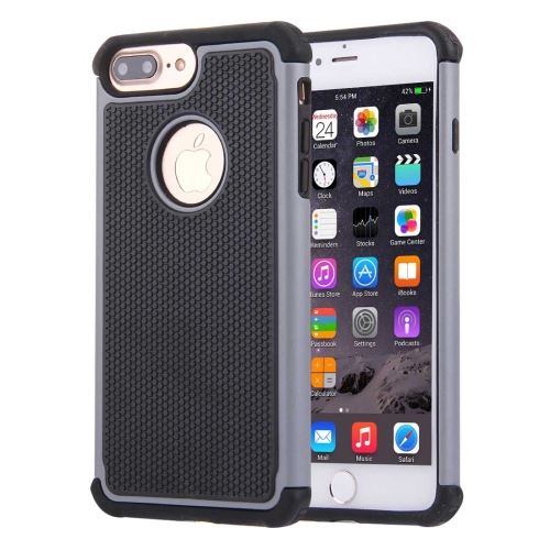iPhone 8 Plus Coque Protection Plastique Gris Résistant ALS41618