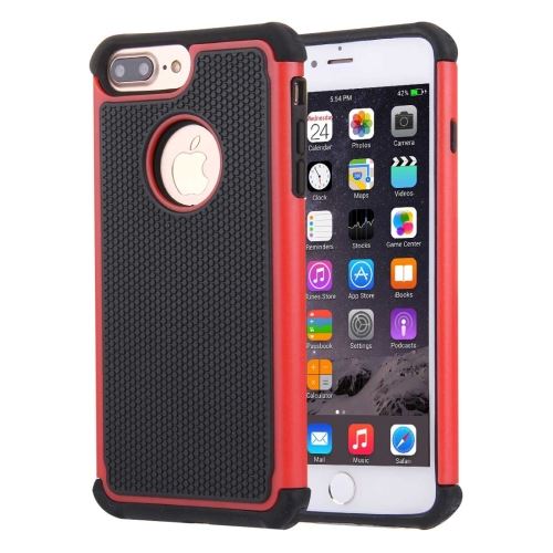 iPhone 8 Plus Coque Protection Plastique Rouge Résistant ALS41622