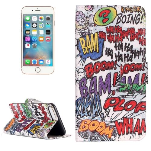 iPhone 8 Plus Housse Etui Cuir PU Graffiti ALS41670