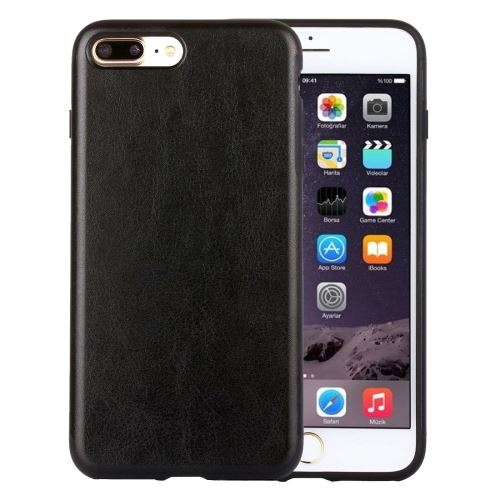 iPhone 8 Plus Coque Protection TPU Noir Texture Peau ALS41750