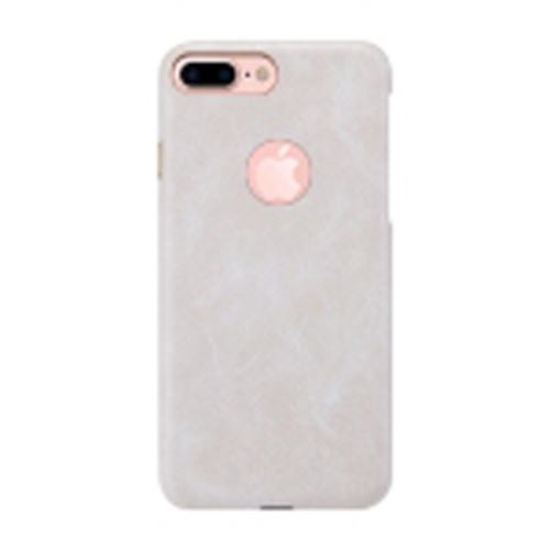 iPhone 8 Plus Housse Etui Cuir PU Blanc Texture Peau ALS41778