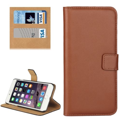 iPhone 8 Plus Housse Etui Cuir PU Marron Horizontal ALS41838