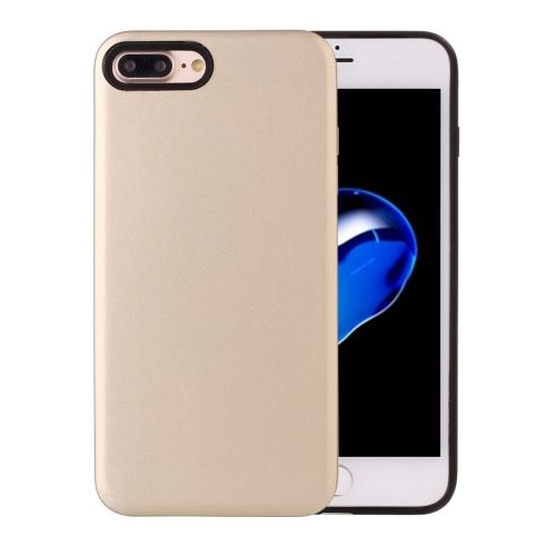 iPhone 8 Plus Coque Protection TPU Doré Effet Cuir ALS41845