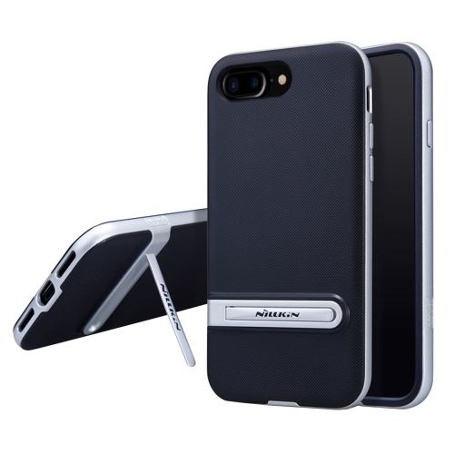 iPhone 8 Plus Coque Protection Plastique Argenté Combinaison ALS41910