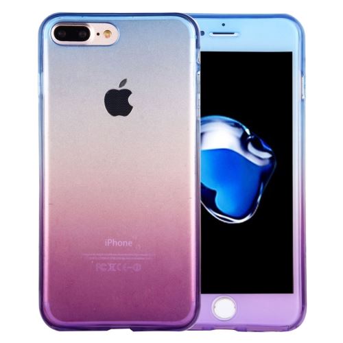 iPhone 8 Plus Coque Protection TPU Violet texture Peau de Serpent ALS41922