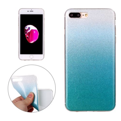 iPhone 8 Plus Coque Protection TPU Bleu Bumper ALS42972