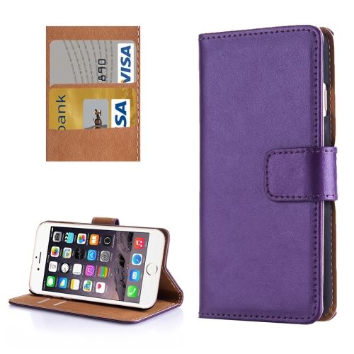 iPhone 8 Plus Housse Etui Cuir Violet Horizontal ALS43060