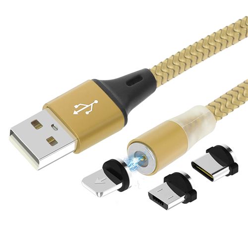 Avizar - Câble rotatif USB vers Lightning de 1,2M - Câble Lightning - Rue  du Commerce