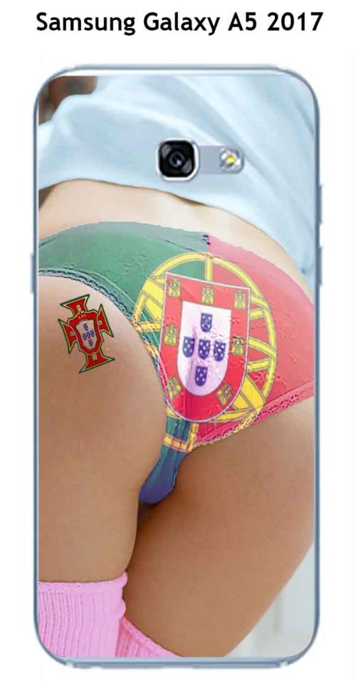 Coque Samsung Galaxy A5 2017 design Foot Portugal femme sexy