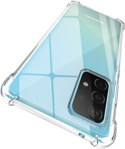 Coque Antichoc Silicone Transparent pour Samsung A52 - Phonillico®