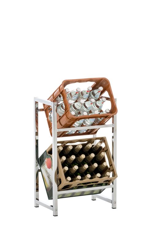 Range bouteilles Lennert - Taille S - Couleur Chrome