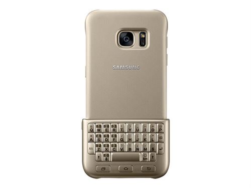 Samsung Keyboard Cover EJ-CG930 - Toetsenbordhoes voor mobiele telefoon - goud - voor Galaxy S7