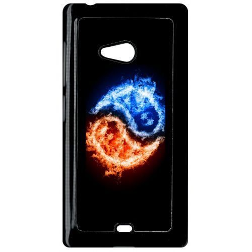 Coque microsoft lumia 540 yin yang feu et eau