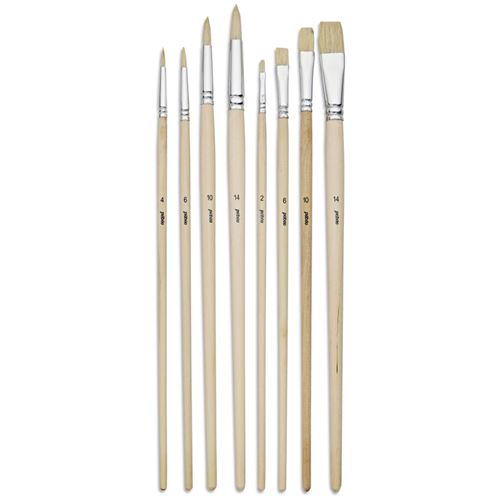 Pinceau Pebeo - 8 brosses soies Beau Blanc