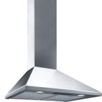 Smeg KSED65XE - Hotte - hotte décorative - largeur : 60 cm - profondeur : 50 cm - evacuation & recyclage - acier inoxydable