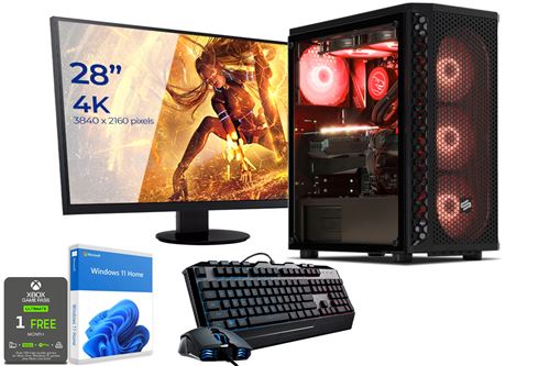 Pack PC Gaming Expert Watercooling, AMD Ryzen 7 5800X, Geforce RTX 3060, 16 Go RAM, 500Go SSD 970 Evo, 3To HDD, écran, c/s et Win 10