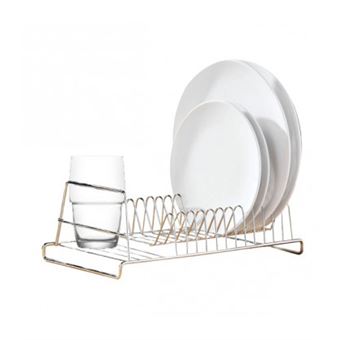 Égouttoir à Vaiselle en Inox Rectangulaire Chrome - 1