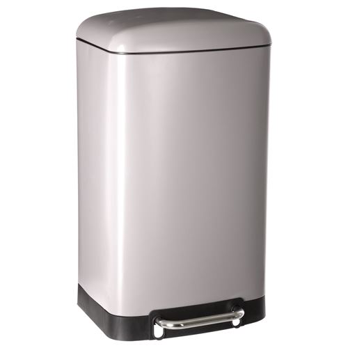 Poubelle &agrave; p&eacute;dale Ariane - 30 l - 34 x 32 x 61 - Taupe