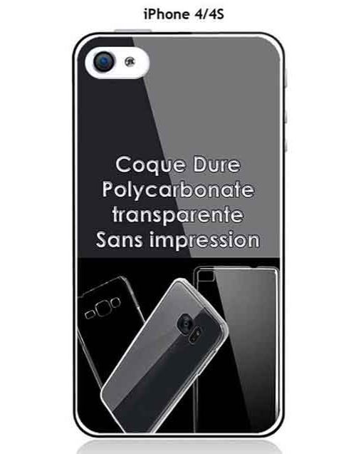 Coque Apple iphone 4 / 4S Transparente (coque dure)
