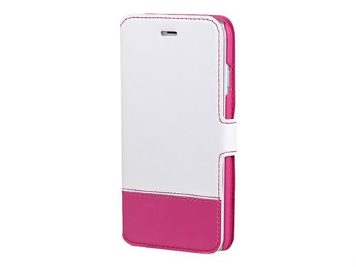 ITSKINS Angel - Étui à rabat pour téléphone portable - synthétique - blanc, rose - pour Apple iPhone 6s