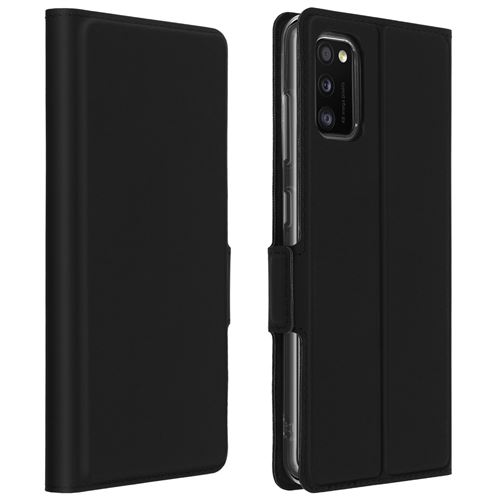 Housse pour Samsung Galaxy A41 avec Porte-carte Support Vidéo Dux Ducis noir