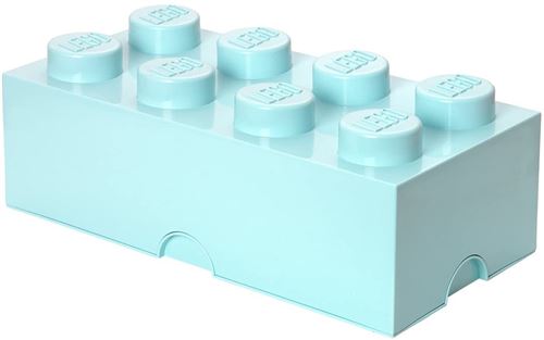 Lego Pierre De Stockage 8 Plots 25 X 50 Cm Polypropylène Aqua