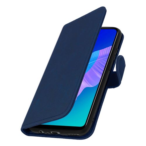 Avizar Étui Pour Huawei P40 Lite E Intégrale Porte-cartes Fonction Support Bleu
