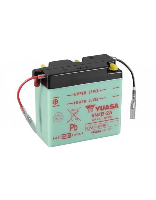 Batterie YUASA 6N4B-2A conventionnelle