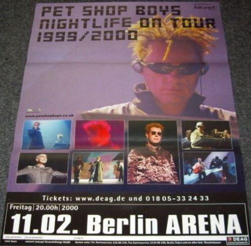 Pet Shop Boys - 85x120 cm - AFFICHE / POSTER