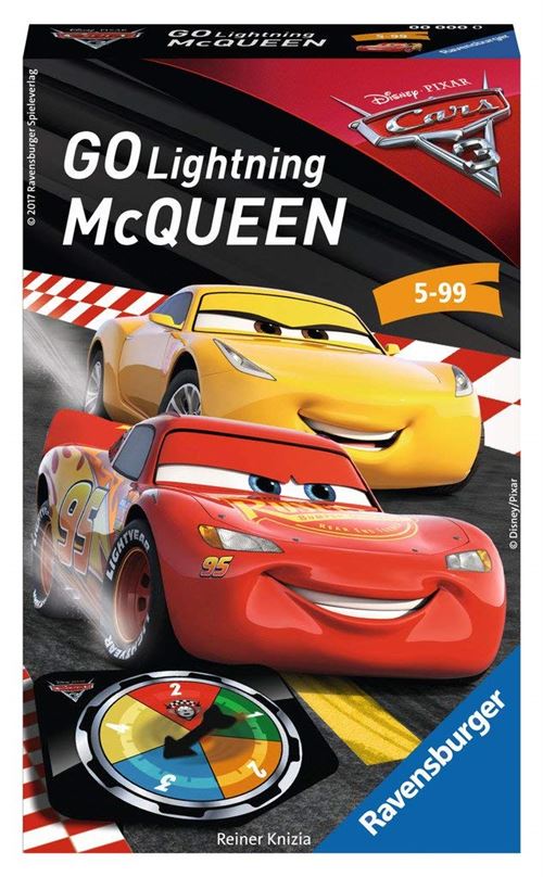 Ravensburger 23437 – Disney/Pixar Cars 3 Go Lightning McQueen. Jeu pour Enfants