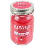 1 Bougie Forme Mason Jar Bocal Parfumee Fleurs De Printemps Magnolia Deco