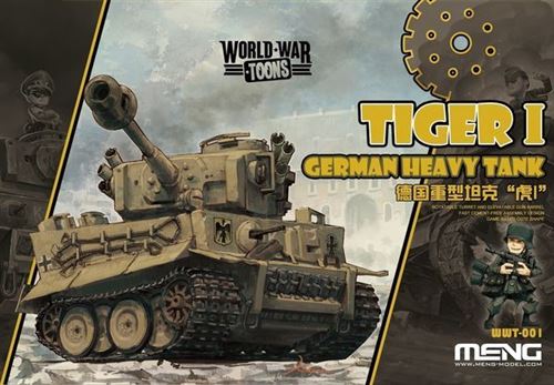 Maquette Char : World War Toons : German Heavy Tank Tiger I Meng